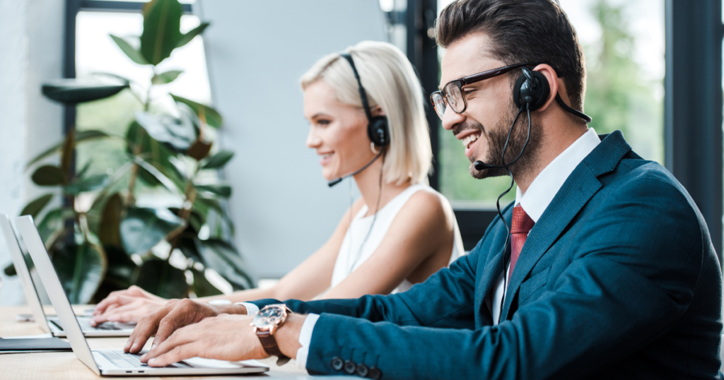 agents managing inbound and outbound calls