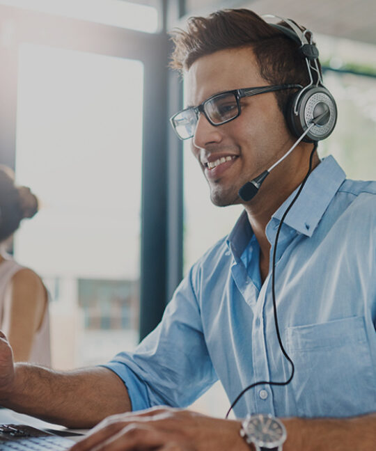 agent using call center system